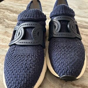 Prestigious Tod’s Kate blue sneakers in technical fabric 37.5